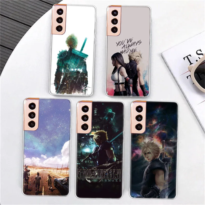 

Final Fantasy VII Phone Case For Samsung S21 FE S20 Plus Galaxy S23 S22 Ultra S10 S10E S9 S8 S7 Edge Cover TPU Fundas Capa Soft