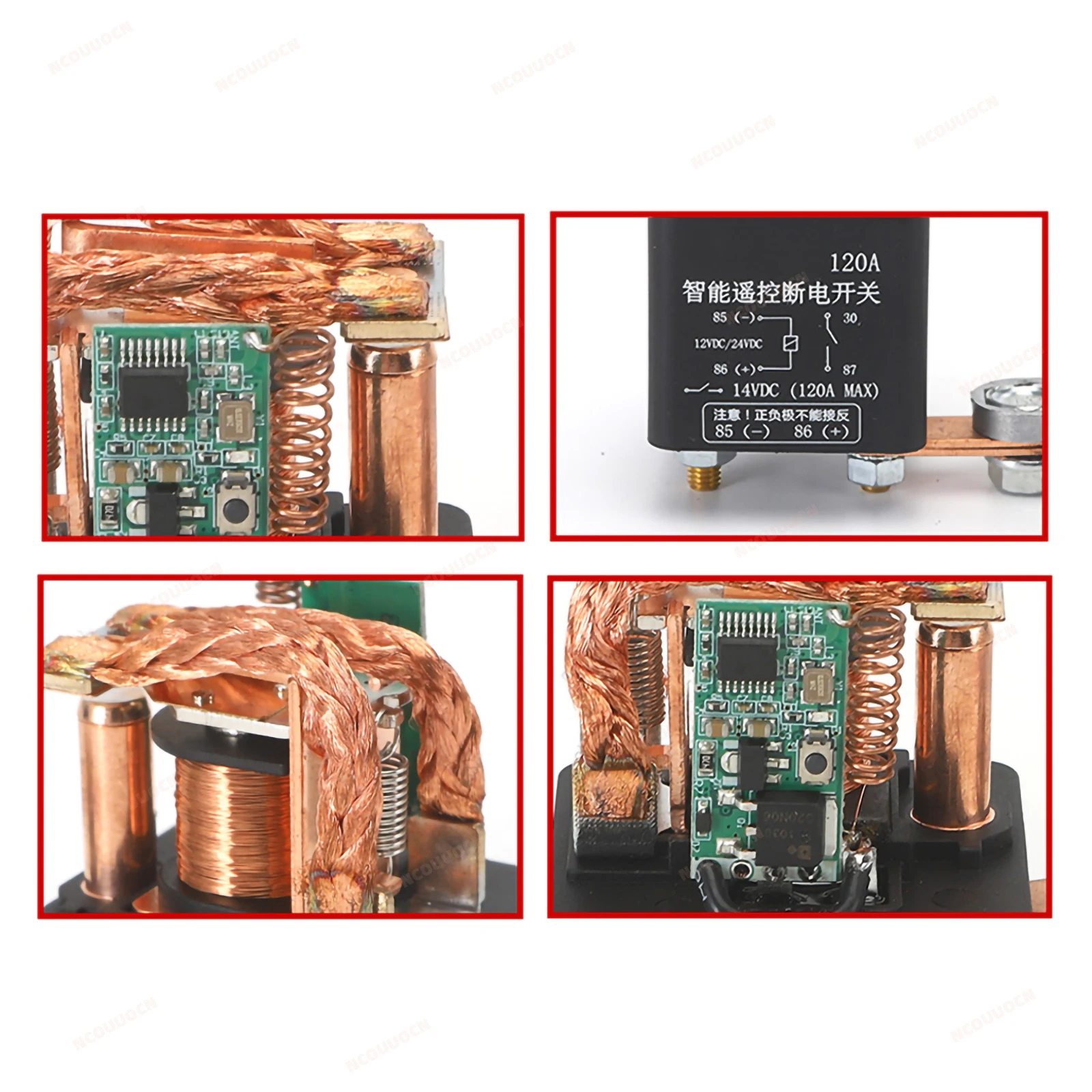 Универсальное реле переключателя батареи 12 В 24 120 А 200 250 беспроводной пульт