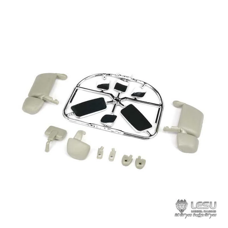US Stock 1/14 LESU ABS Rearview Mirror For DIY TAMIYA R620 470 RC Tractor Scania Remote Control Truck Toucan Toys TH05105-SMT8
