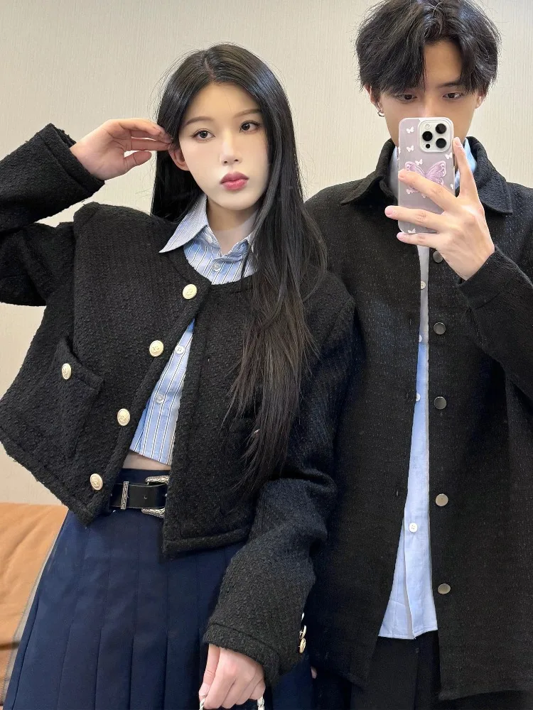 Пара образ осенне-зимний дизайн Sense 2024 новинка модного бренда Ins изящная женская