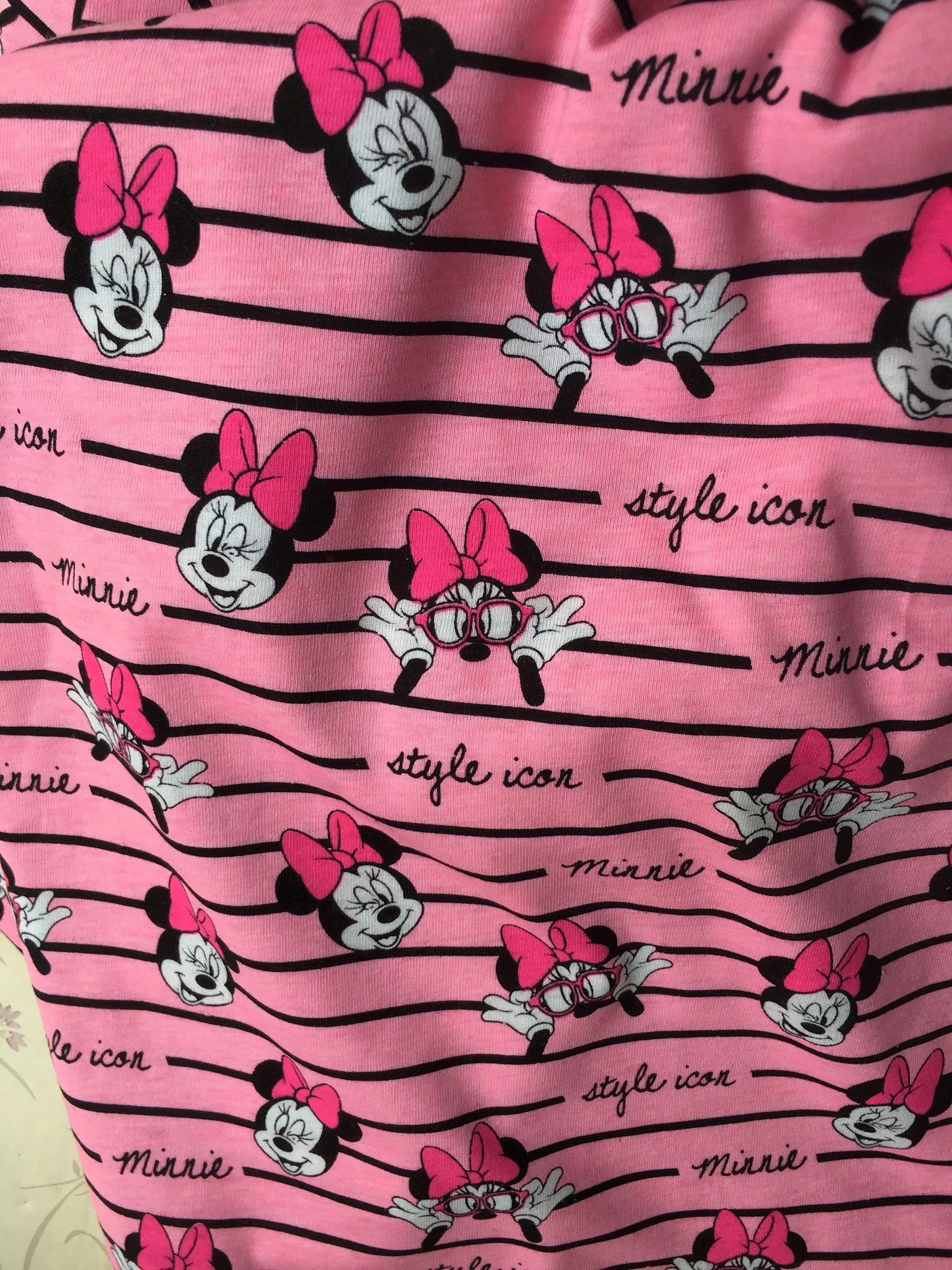 Эластичная трикотажная хлопчатобумажная ткань для шитья с мультяшными героями