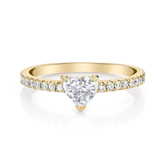 Серебряные кольца с сердечком GIRLMIDNIGHT