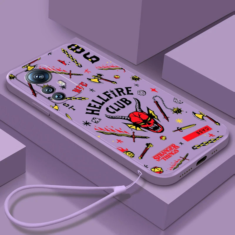 

Phone Case For Xiaomi Mi 12S 12 12X 11i 11T 11 10 10S 10T 9 Pro Lite Ultra 5G TPU Luxury Stranger Things Cool Liquid Rope Cover