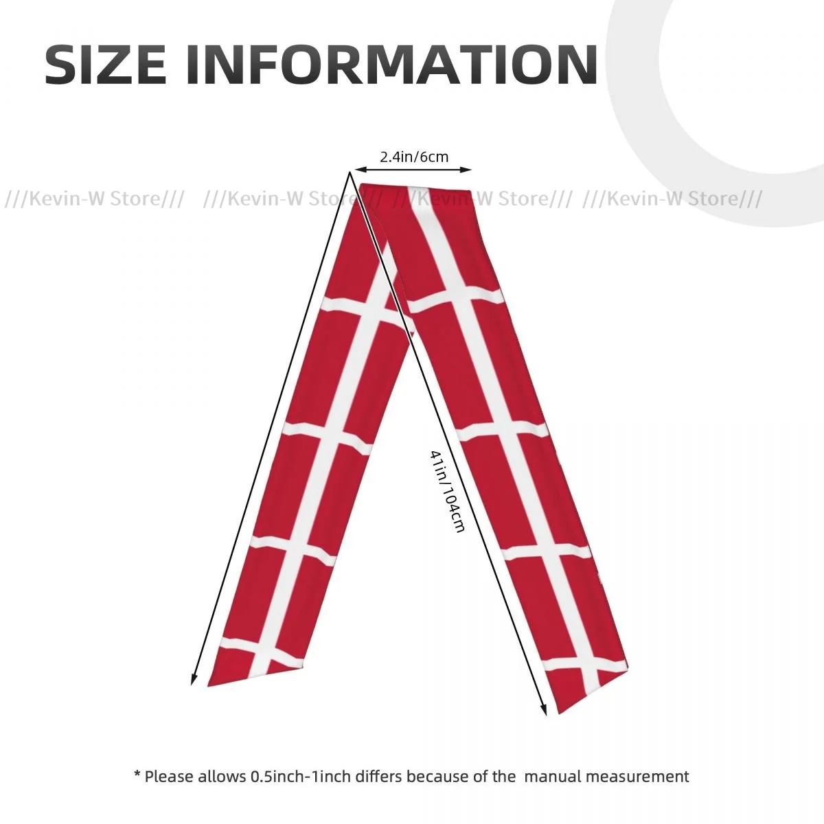 Повязка на голову Бандана Флаг Дании Головной платок Обёрточная бумага