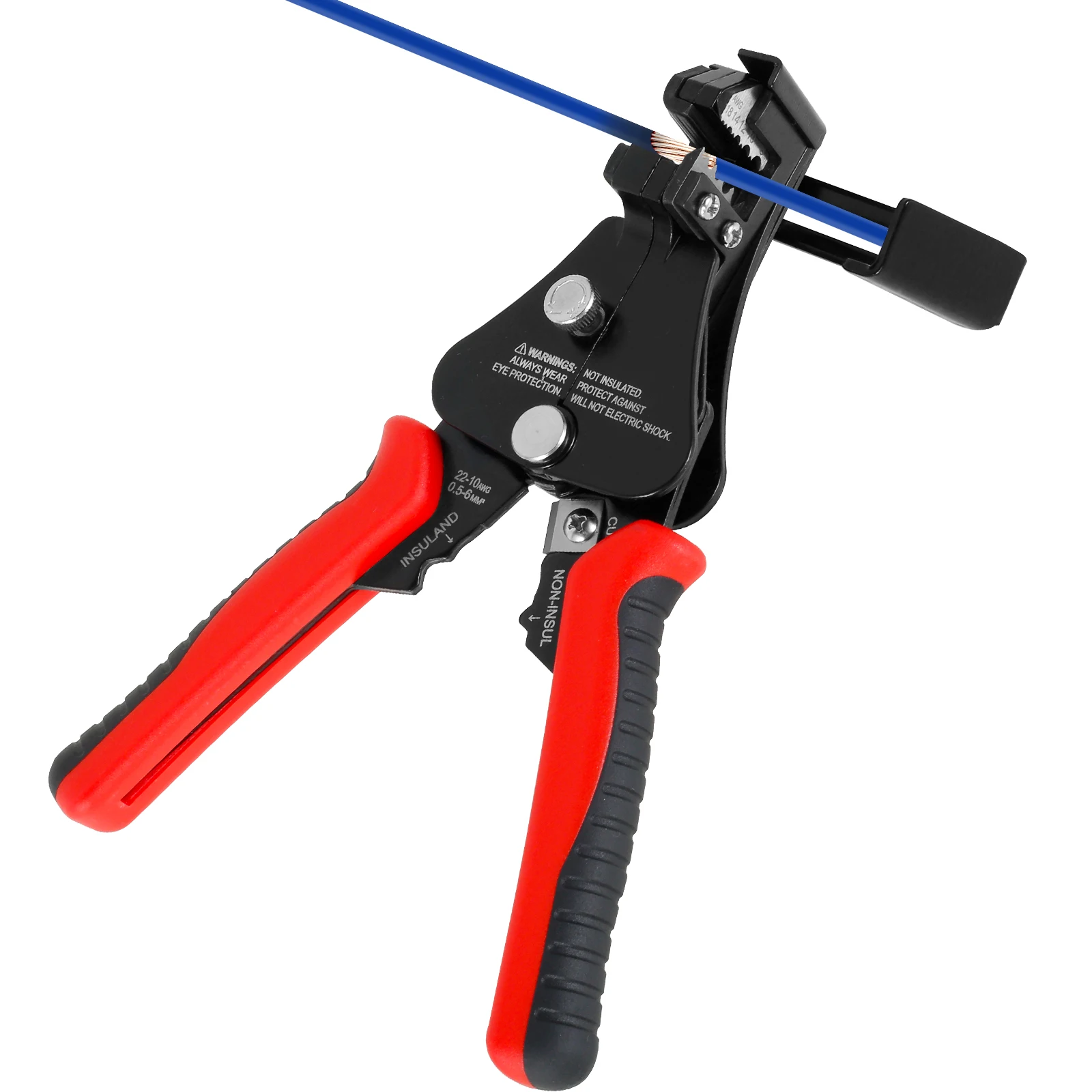 

Wire Stripper Sharp Wire Stripping Pliers Ergonomic Non-slip Wire Crimper Labor Saving 3In1 Wire Stripping Cutting Crimping Tool