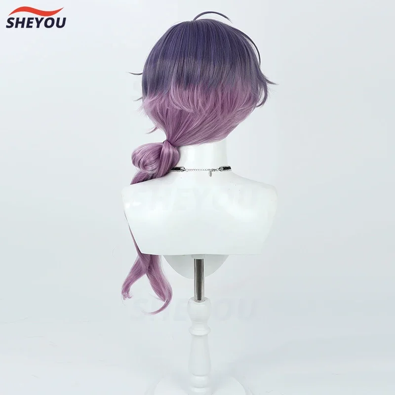 Парик для косплея Vtuber нейьяндзи Уки Виолета термостойкие искусственные волосы с