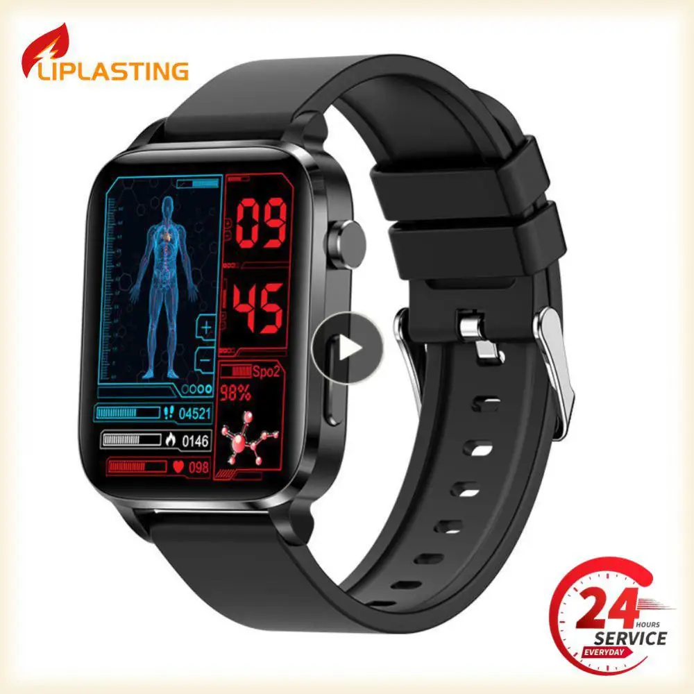 

1/2/3PCS 1.7inch Smart Watch 2023 F100 Smart Watch Laser Treatment Full Touch Screen Smartwatch Watch For Men Smart Bracelet