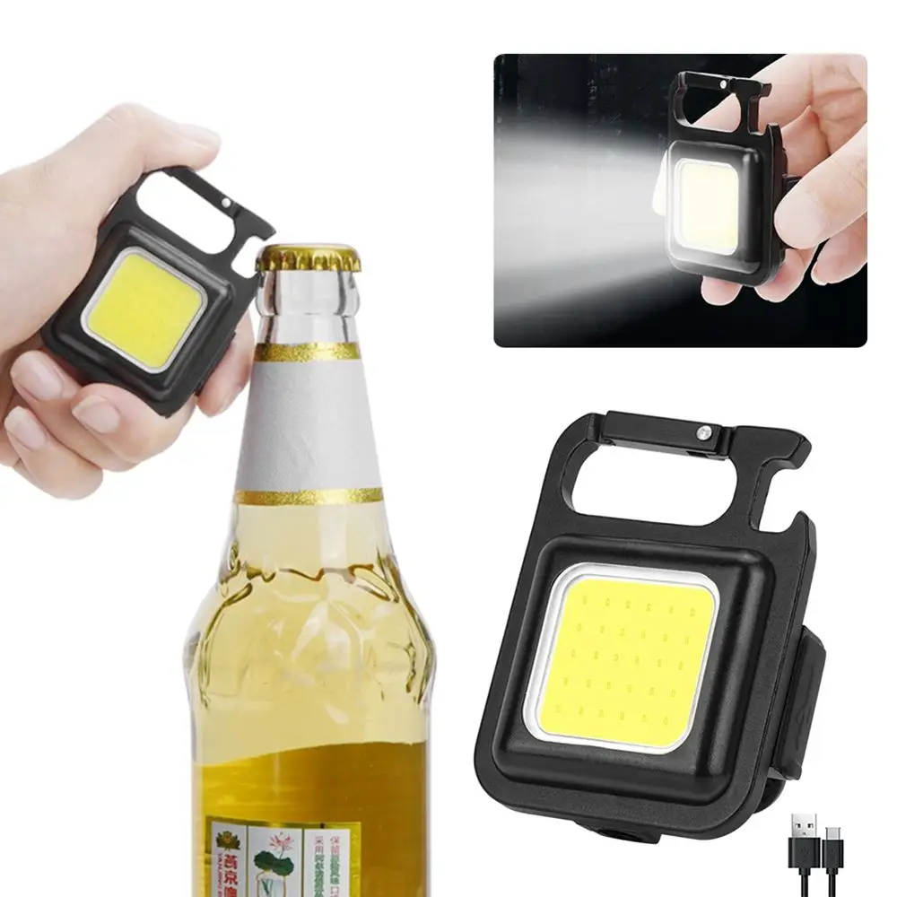 

Rechargeable High Power USB Climbing Fishing Running Lamp Pocket LED Light LED Flashlight Work Light Corkscrew