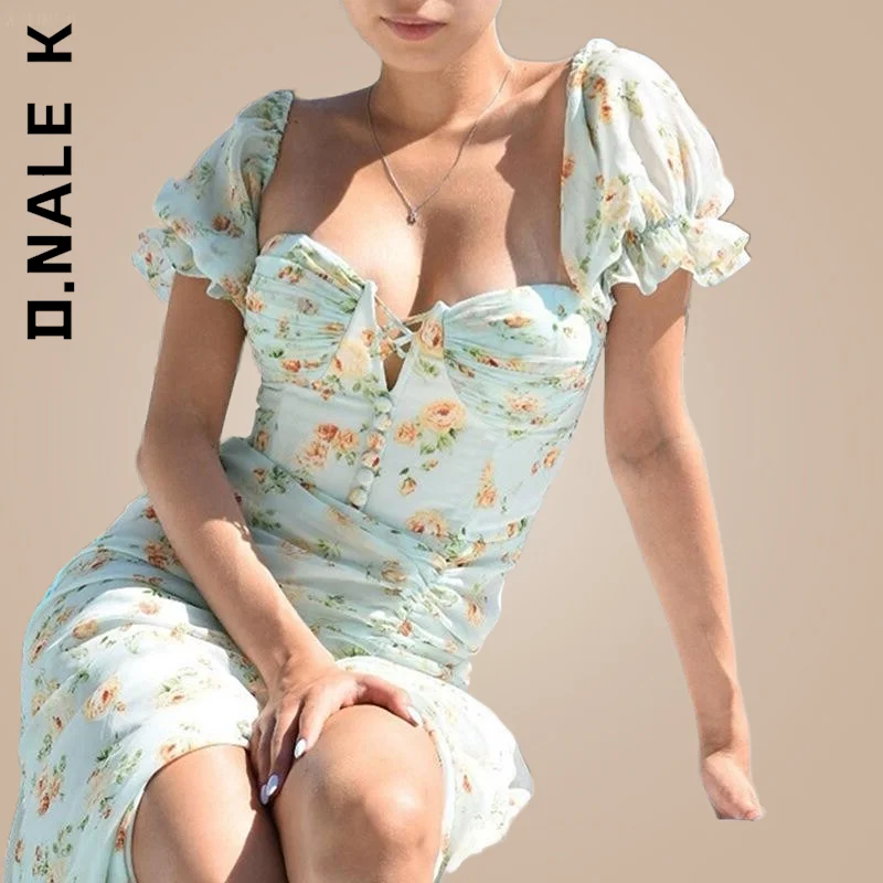 

Платье миди с коротким рукавом и V-образным вырезом