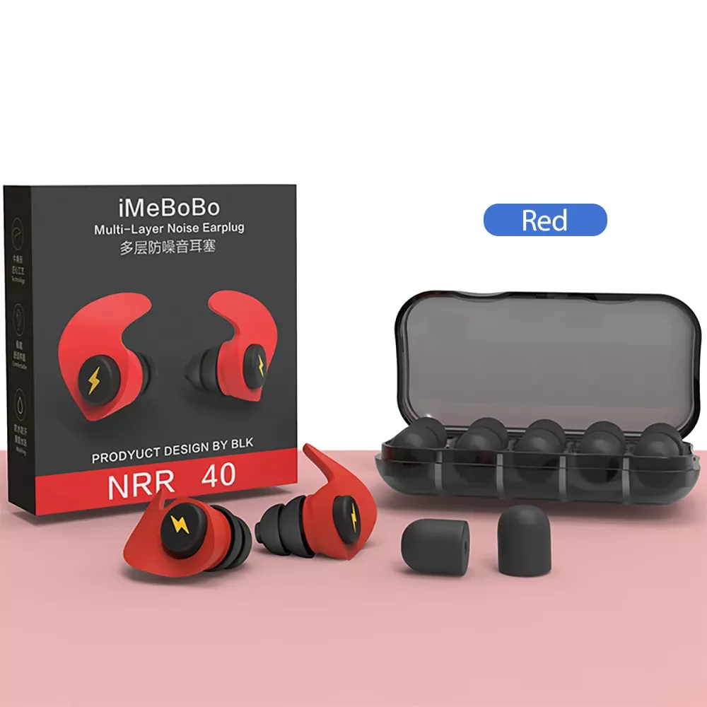 

Ear Plugs Silicone Anti Noise Sleeping Earplug Tapones Oido Ruido Noise Reduction Filter Hear Safety Ear Plug Soft Foam Earplugs