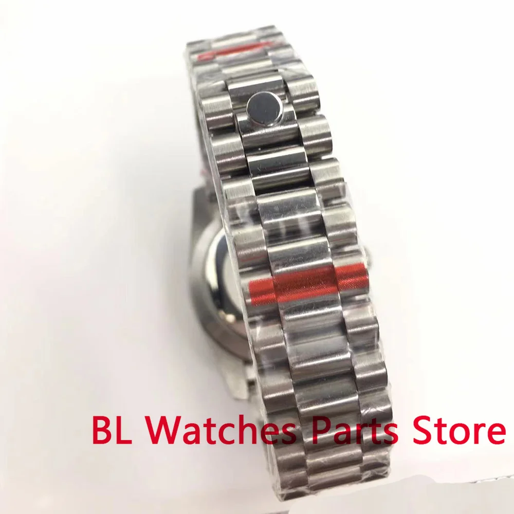 Мужские часы BLIGER серебристого цвета с черным циферблатом 40 мм NH34A(GMT) DG3804(GMT)