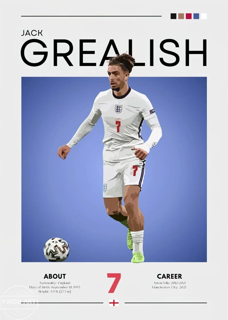 

Современный футбольный постер на холсте