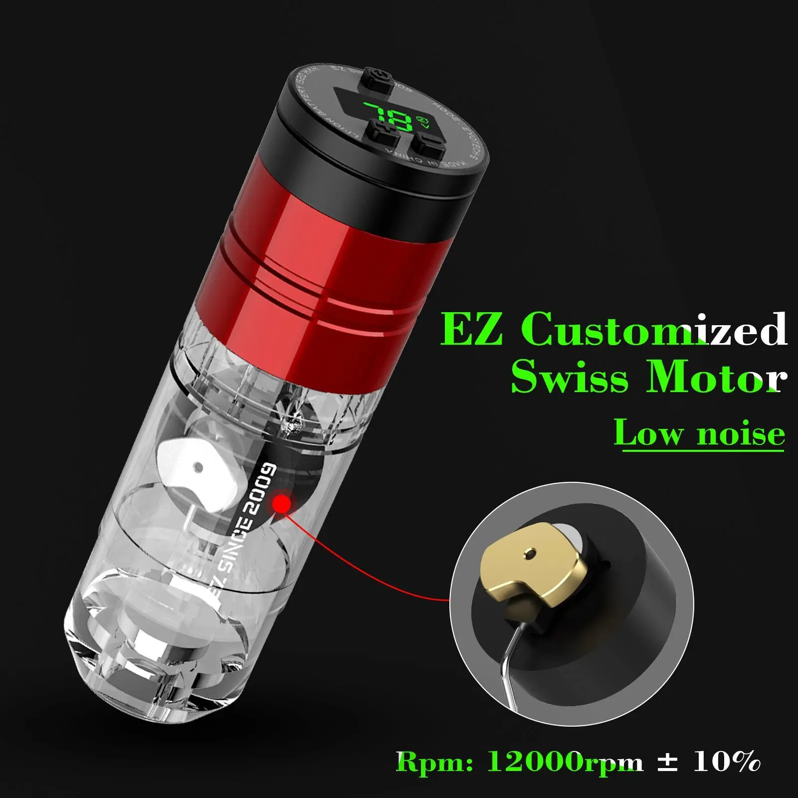 Набор для тату-машинки с швейцарским двигателем |