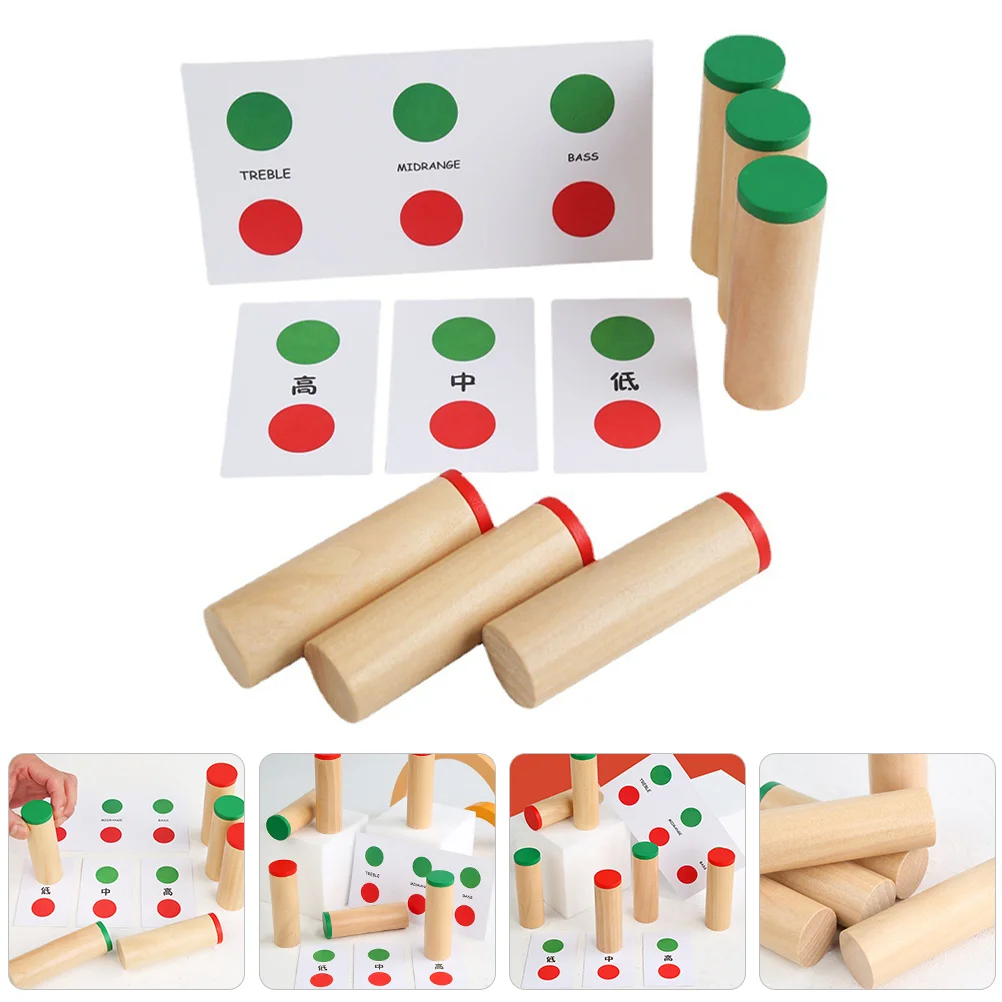 

Игрушка Монтессори для малышей, деревянная канистра с голосовым сопряжением, Игрушки для раннего обучения голосу, 1 комплект