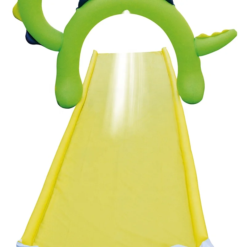 

51028 Dinosaur Spray Slide outdoor inflatable water sports pool floating swimming toys for kids
