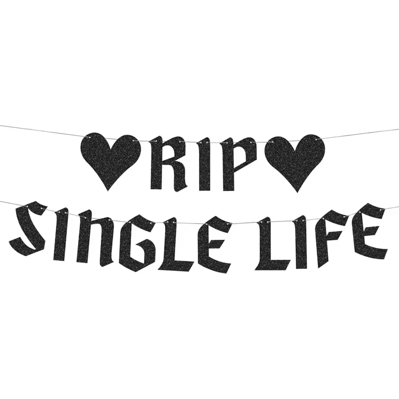 

Fetti RIP Single Life картонный баннер