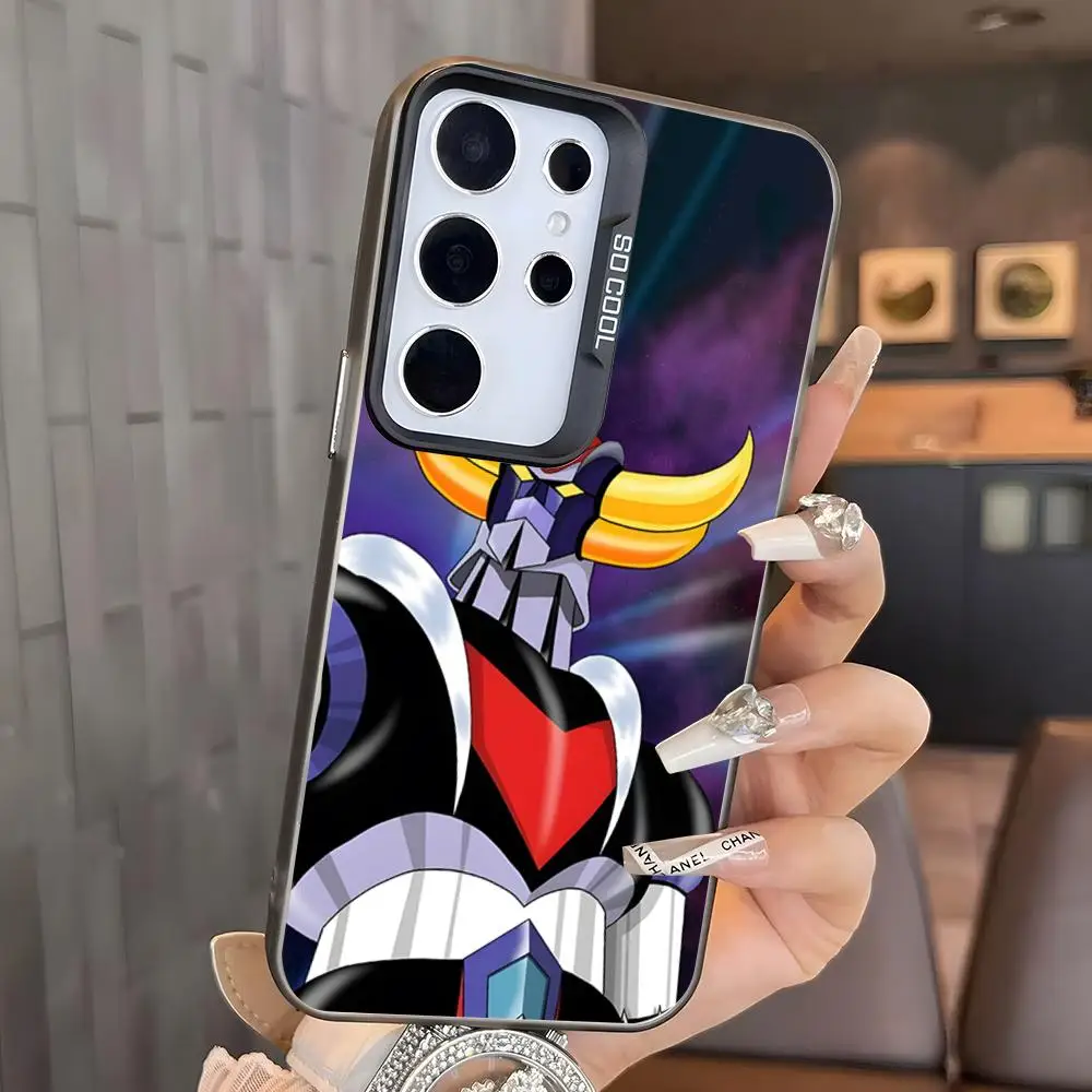 Фото Аниме-чехол для телефона UFO Robot Grendizer, IMD, цветной, серебристый, подходит для Samsung S26 S25 S24 S23 S22 S21 S20 Plus Ultra. №5