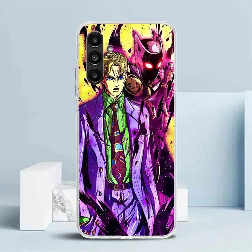 Фото Чехол JoJo Kira Yoshikage Killer Queen для Samsung Galaxy A17 A37 A57 A16 A26 A36 A56 A15 A14 A55 A13 A53 A25 A35 A24 №4