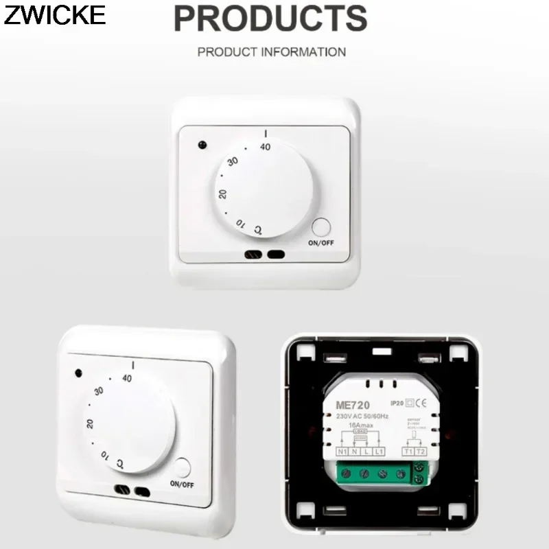 Мощный механический ручной термостат панель управления интеллектуальный