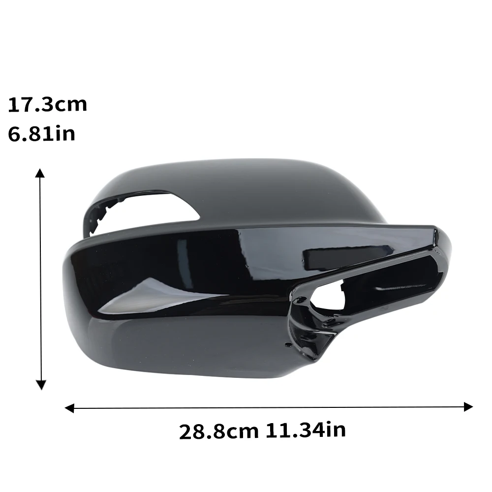 

Крышки корпуса бокового зеркала заднего вида для Honda CRV 2007 2008 2009 2010 2011, черная крышка бокового зеркала с крылом, автомобильные аксессуары