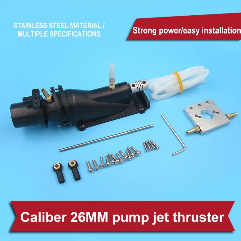 

26mm Water Sprayer Bump Waterjet Propulsion For RC Jet Boat High Speed Propeller Water Thruster Coupling 3.18mm/4mm/5mm