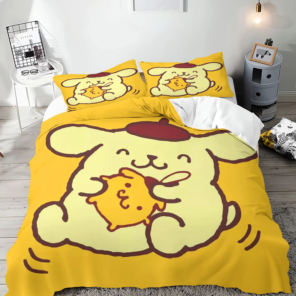 Пододеяльник Pompompurin наволочка пододеяльник постельное белье односпальная