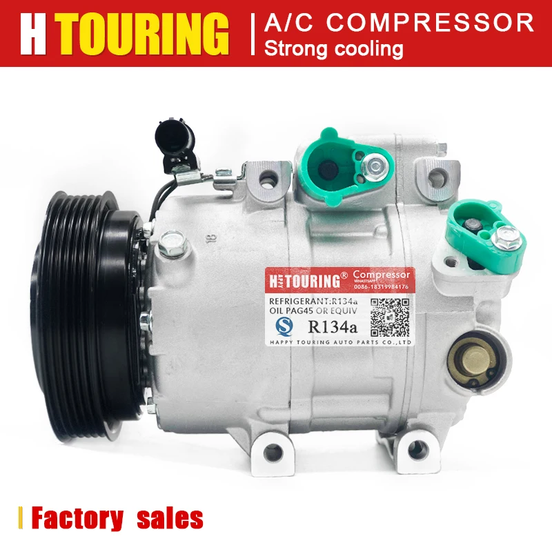 Компрессор переменного тока Hyundai Sonata Kia Optima / Amanti Santa Fe 97701-2B201 97701-3K220 97701-3K125 97701-2B100