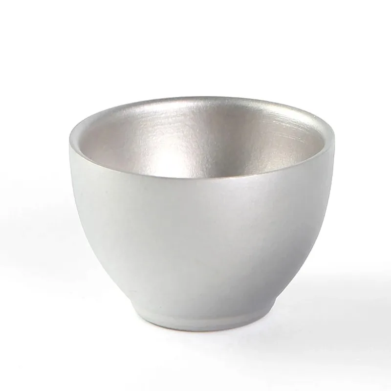 1 шт. чайная чашка для кемпинга портативная посуда пикника титановая с двойными