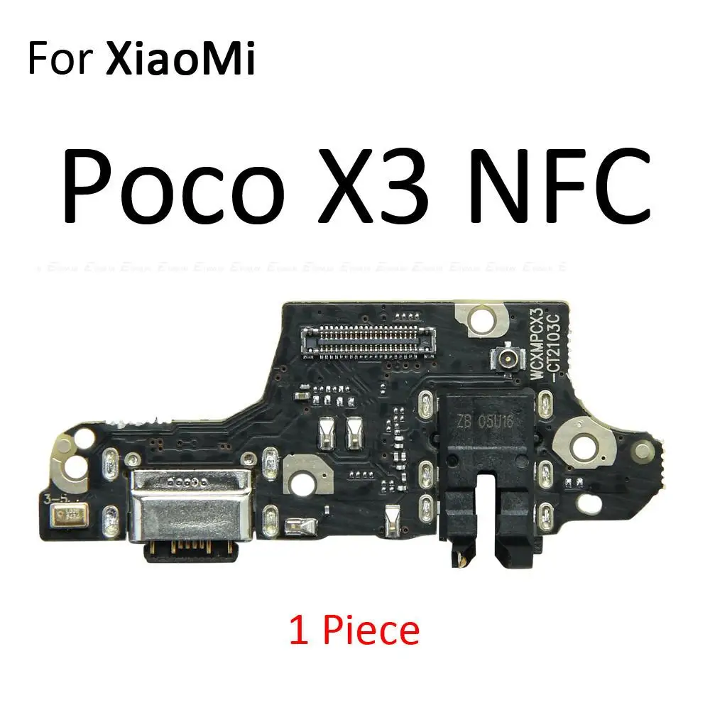 Charger USB Dock Charging Dock Port Board With Mic Flex Cable For Xiaomi PocoPhone C3 F1 F2 F3 X2 X3 NFC M2 M3 M4 X4 Pro F4 M5s images - 6