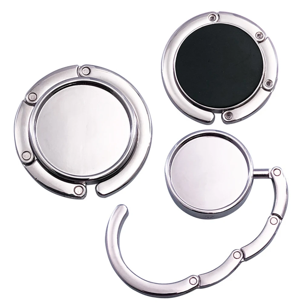 

Holder Purse Hanger Handbag Hook Round Foldable Storage Magnetic For Table Gift Portable Non Slip Zinc Alloy Outdoor Fashion