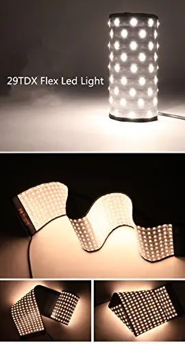 RX-29TDX двухцветная Регулируемая яркость 3000K-5600K 100W водонепроницаемая гибкая