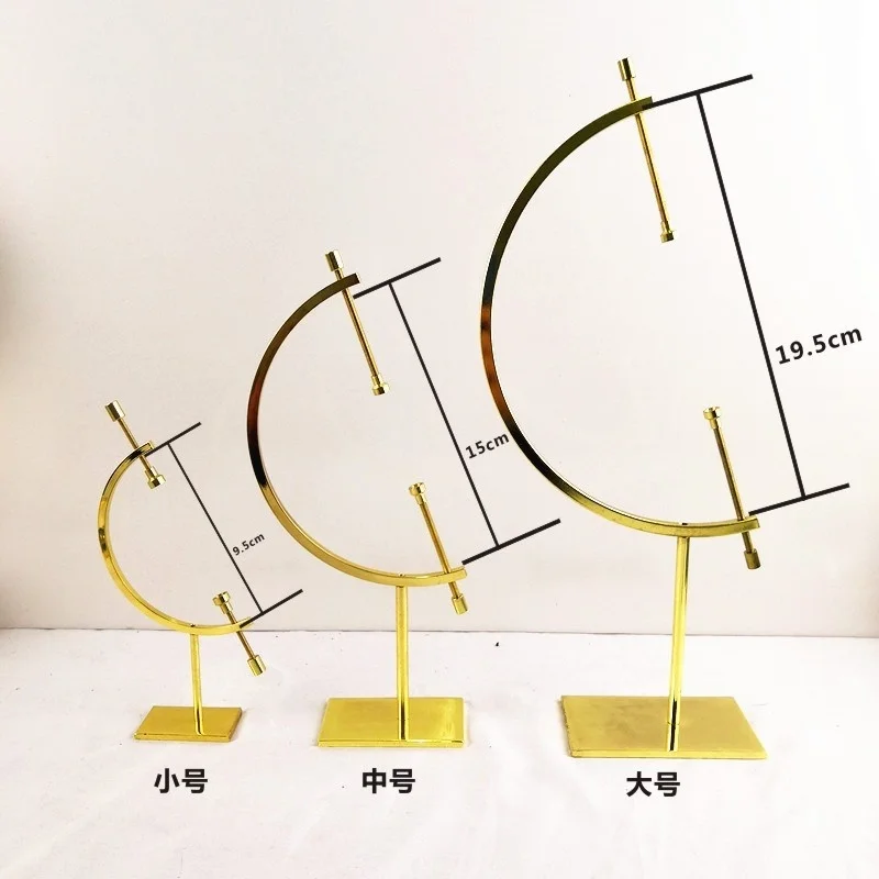 

Hardware copper plated globe crystal ball support glass ball exhibition frame metal gold decorative ornaments crafts