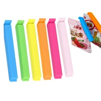 5pcs portable colorful storage food snack closure clips chip bag sealer clamp small items plastic tools kitchen accessories 11cm