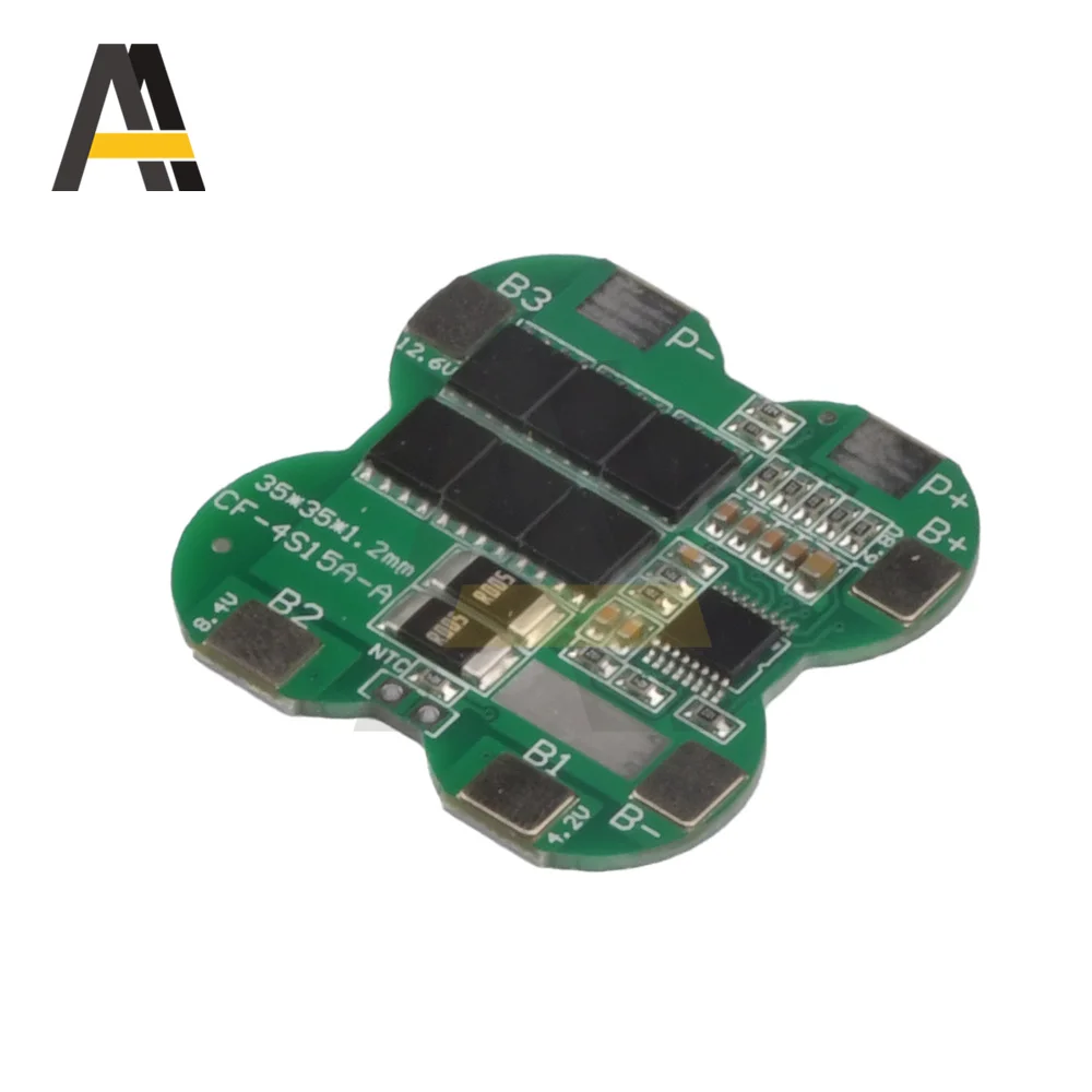 

4S Ternary 16.8V 12A 15A lithium Battery Protection Board Same Port 4 Strings without balance 300us Short Circuit/Overcharge