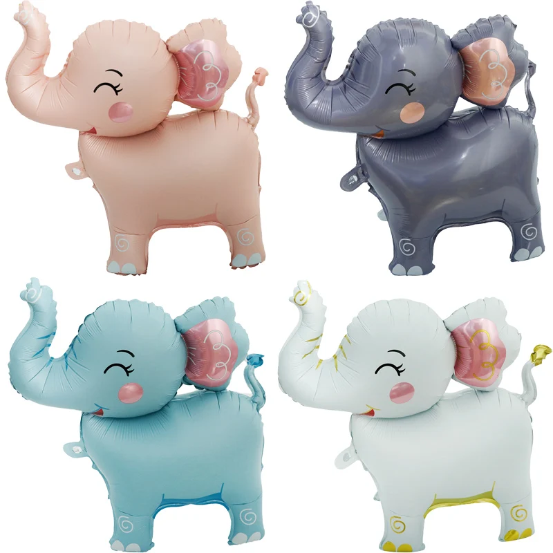3D стоячий слон алюминиевая пленка воздушный шар украшения для дня рождения