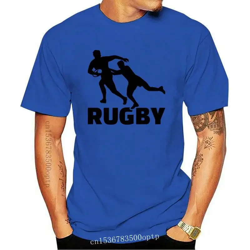 

Kaus Pria Putih Baru 2021 Mode Musim Panas 2021 Pakaian Print Desain Rugby Huruf Leher-o Lengan Pendek