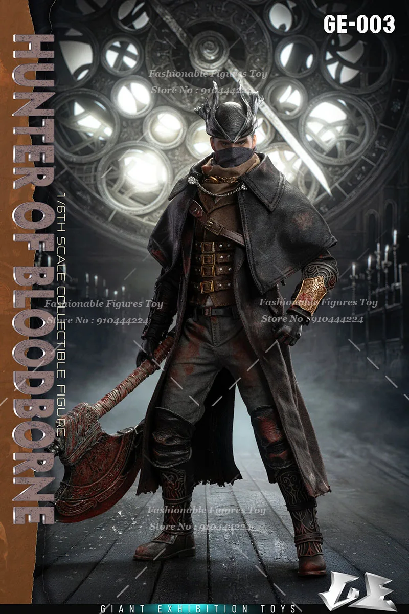 Фото Коллекционная фигурка-модель Giant Exhibition Toys GE003 1/6 Men Soldeir Gothic Night Hunter, полный комплект, 12 дюймов №2
