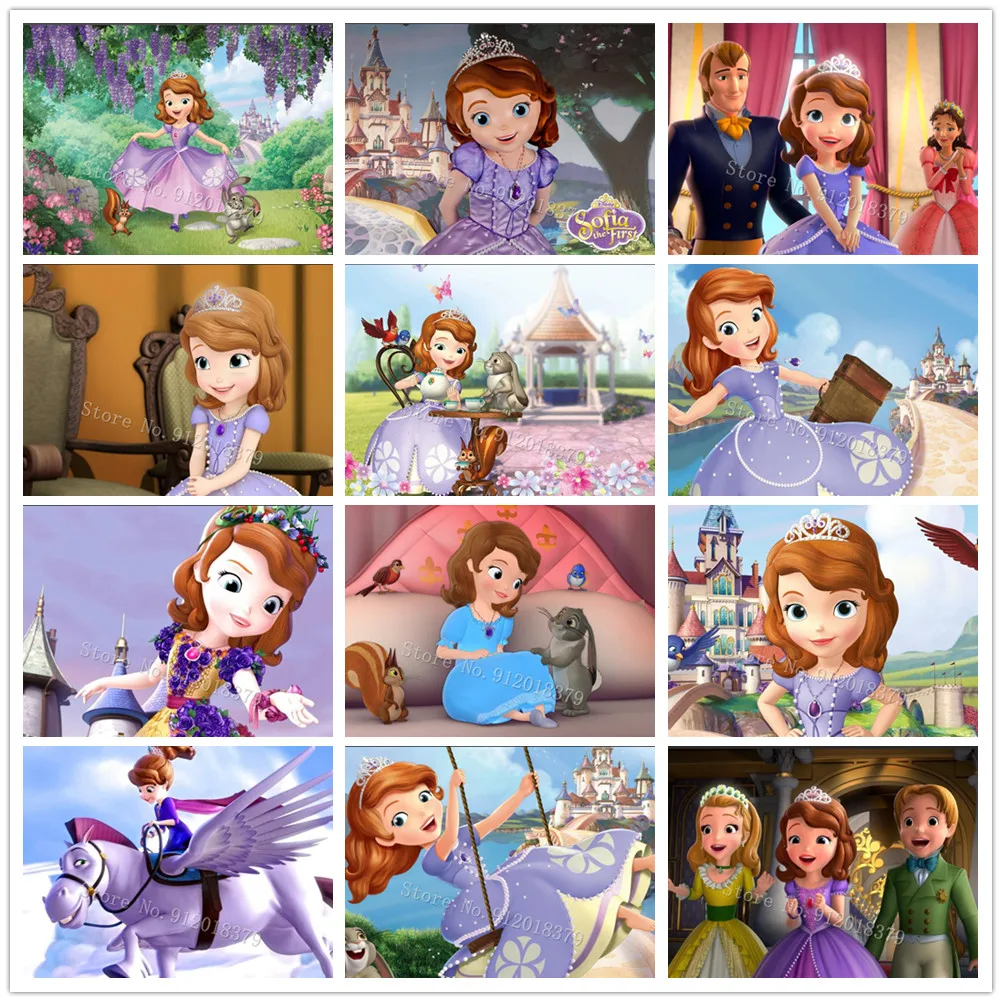 

Мультяшная алмазная живопись Дисней ТВ-шоу София первая мозаика домашний декор Алмазная вышивка картина Стразы Вышивка крестиком