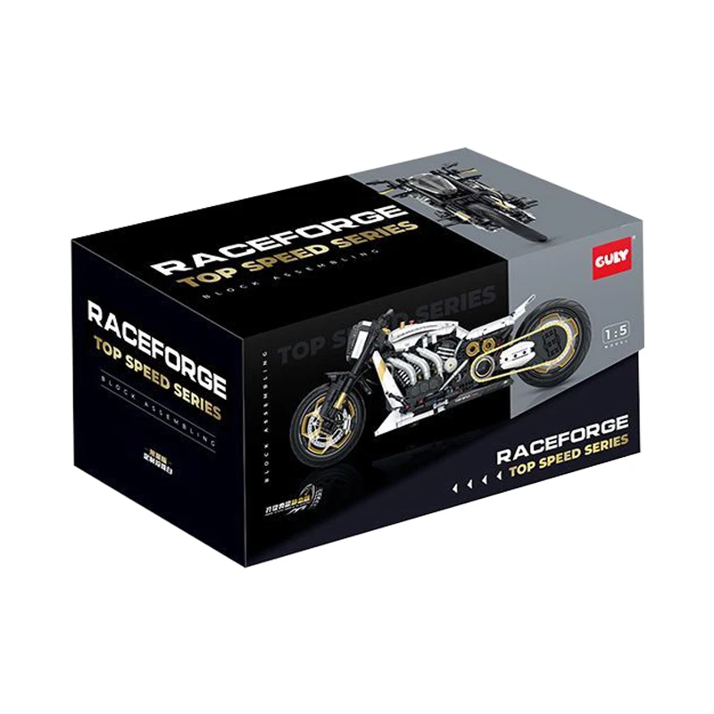 В НАЛИЧИИ 60522 MOC Технические строительные блоки для мотоциклов 1:5 Модель кирпичей