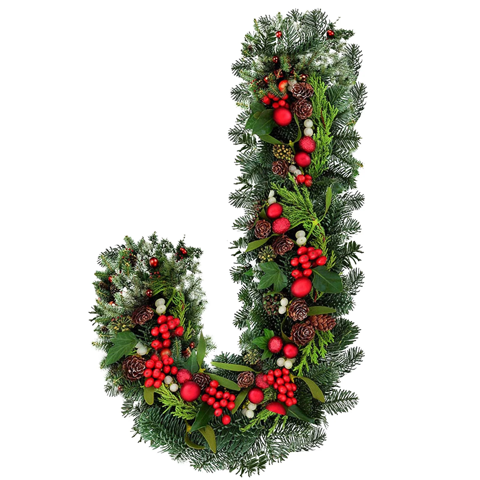 2 шт. Рождественский венок DIY аксессуар железные кольца рамка гирлянда украшения