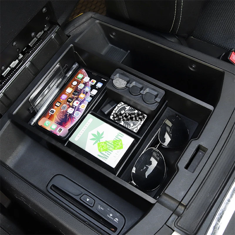 

Ящик для хранения ОЗУ, автомобильный центральный подлокотник, ящик для хранения из АБС-пластика, органайзер для Dodge Ram 1500/2500/3500 2009-2020, аксессу...