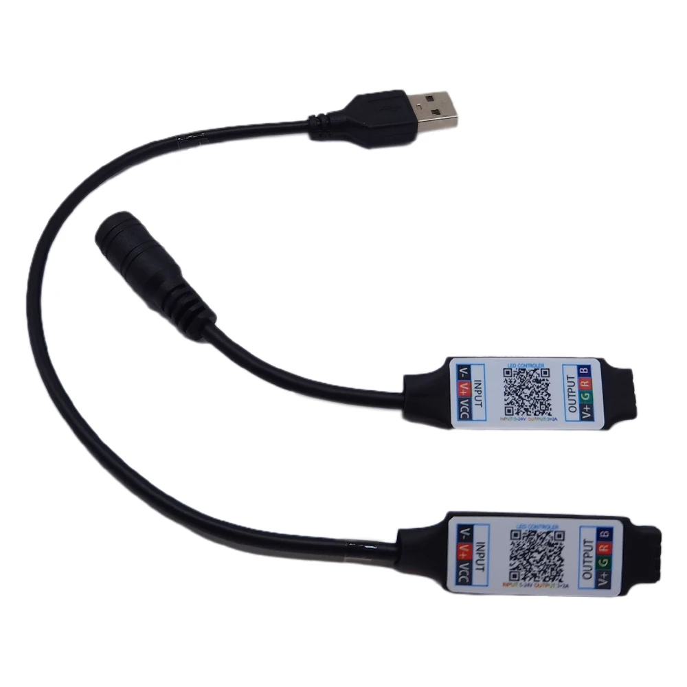 Мини RGB-Лента светодиодная с поддержкой Bluetooth USB 5 В 12 24 постоянного тока |