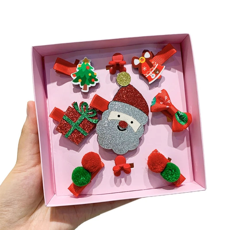 

Christmas Hair Clip Children Hairpin Merry Christmas Hairclips Styling for Kids Girls Xmas Party Decoration Drop Shipping