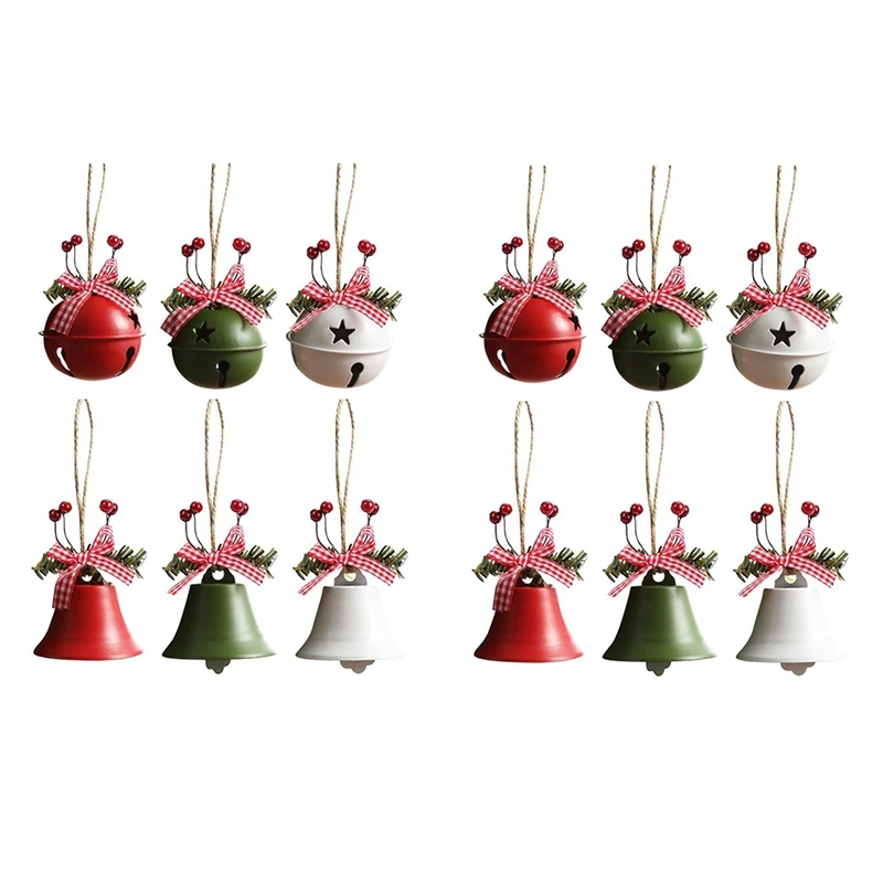 

Christmas Decorations Craft Bells Ornaments Metal Jingle Bells Farmhouse Merry Christmas Tree Decor Bells For Home