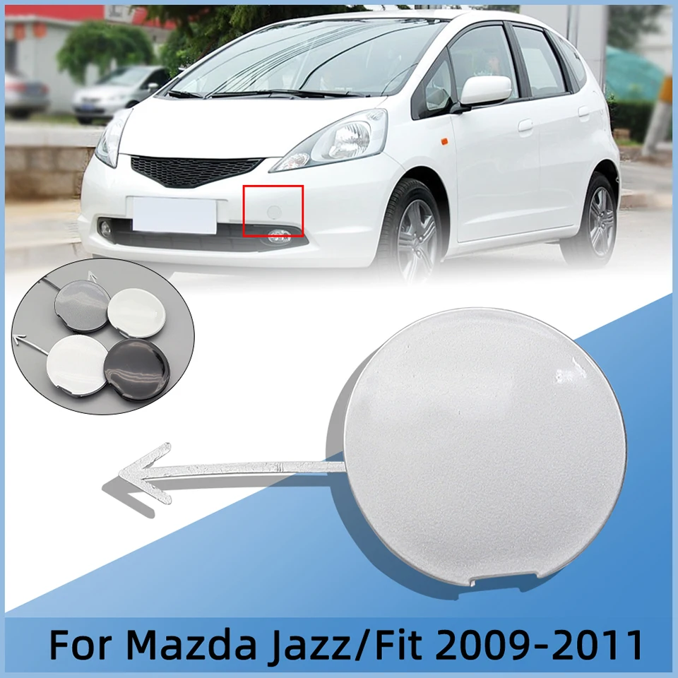 For Honda Fit / Jazz GE 2009 2010 2011 71104-TF0-000 Front Bumper Towing Hook Cover Lid Tow Hook Eye Cap Housing Garnish Shell