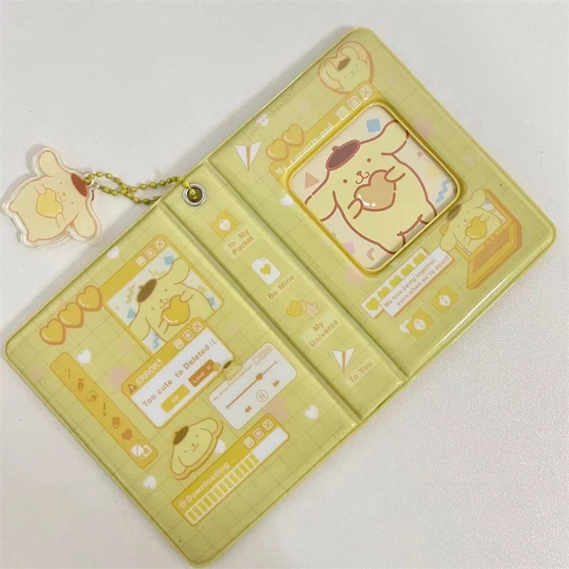 Держатель для карт Melody Sanrio Hello Kitty Kawaii Storage Photo Альбом Kuromi Pochacco Cinnamoroll Папка