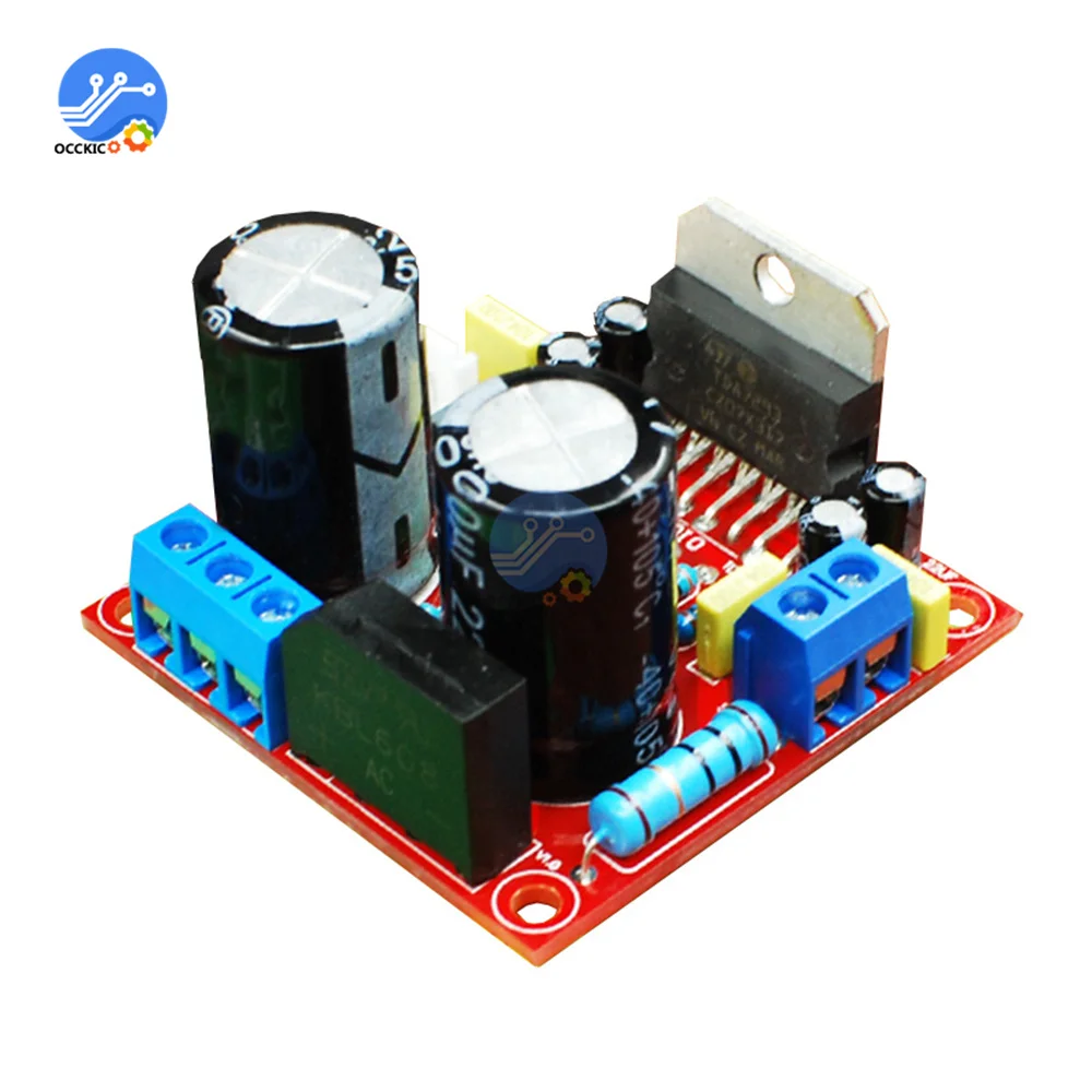 

Плата цифрового усилителя мощности TDA7293, 100 Вт, высокомощный двухсторонний одноканальный модуль усилителя звука для динамика «сделай сам»