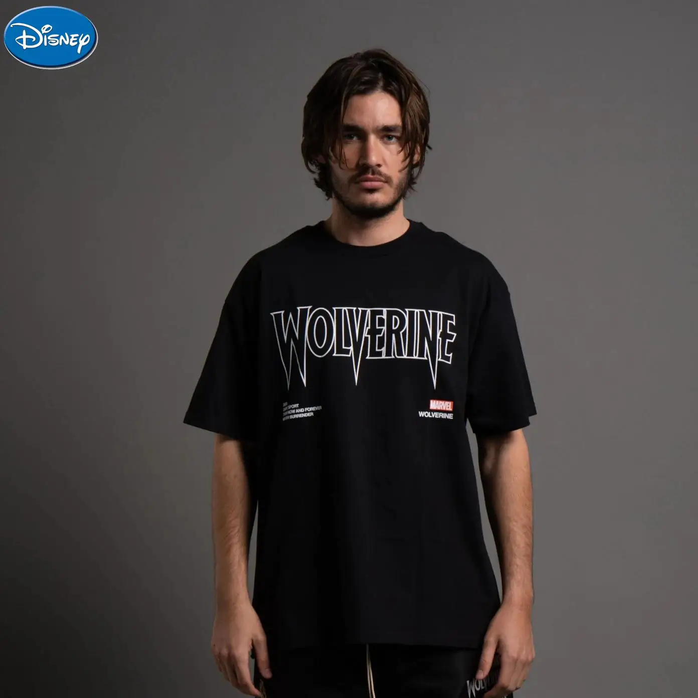 Брендовая футболка Disney марки Marvel DARCSPORT Росомаха, хлопковая футболка, модная одежда, повседневная одежда