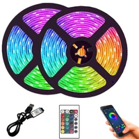 3m 20m led strip light rgb 2835 flexible lamp tape usb bluetooth control tv screen luces party holiday gift bedroom decoration