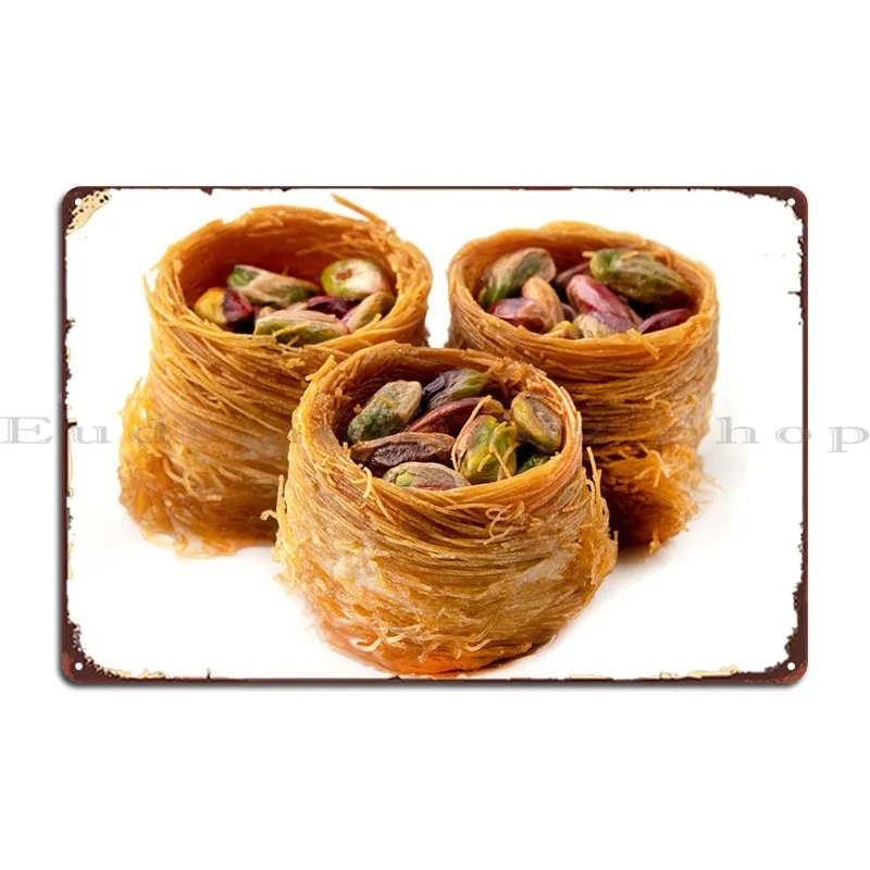 

Bird Nest Baklava Metal Plaque Garage Kitchen Wall Cave Printing Wall Plaque Tin Sign Poster
